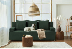 GreenSite Fireze kanapé, kordbársony, zöld - primbutor