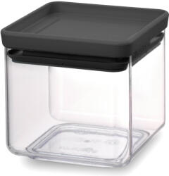 Brabantia tárolóedény 0, 7L, halmozható, légmentesen záró fedő, sötétszürke (122309)