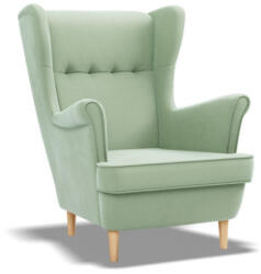Greensite Uszak Mini fotel, bársony, zöld - primbutor - 80 490 Ft