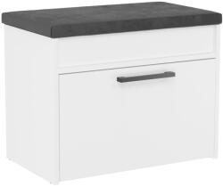 GreenSite Parma cipősszekrény üléssel és tárolóval, fehér