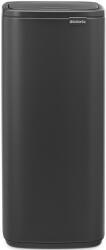 Brabantia Bo Touch Bin nyomófedeles szemetes, 30L, acél, határtalan szürke ásványi textúra