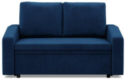 GreenSite Zeus kanapé, bársony, hab töltet, döntött kartámasz, kék - primbutor