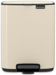 Brabantia Bo Pedal Bin pedálos szemetes, 7L, acél, világos bézs