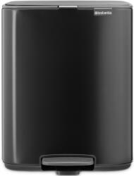 Brabantia Bo Pedal Bin pedálos szemetes, 12L, acél, matt fekete