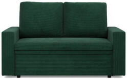 GreenSite Zeus kanapé, kordbársony, hab töltet, egyenes kartámasz, zöld - primbutor
