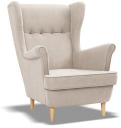 Greensite Uszak Mini fotel, bársony, bézs