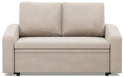 GreenSite Zeus kanapé, bársony, hab töltet, döntött kartámasz, bézs - primbutor