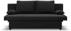 GreenSite Sony kanapé, szövet anyag, bonell töltet, fekete - primbutor