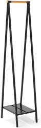 Brabantia Linn kompakt ruhatartó állvány, 34x170x47, 6cm, 1db alsó teli polc, bambusz rúd, acél váz, fekete (229848)
