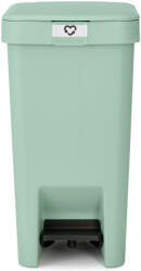 Brabantia StepUp pedálos szemetes lecsapódásgátló fedővel, 10L, 91% újrahasznosított műanyag, jáde zöld (800368)