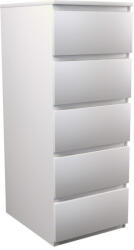 GreenSite W5 fiókos szekrény, matt fehér