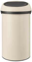 Brabantia Touch Bin nyomófedeles szemetes, 60L, világos bézs acél test, világos bézs fedő (200762)