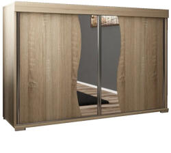  Tablet 2 140 Tolóajtós Komód 140cm, Sonoma Tölgy (Komoda TABLET 2 140 biały)