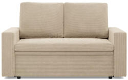 GreenSite Zeus kanapé, kordbársony, hab töltet, egyenes kartámasz, bézs