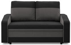 GreenSite Hewlet kanapé, szövet anyag, fekete - szürke