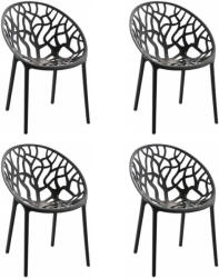  Norton szék Fekete 4 db N