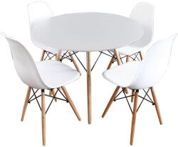 Proda GAMIN II NEW modern 80cm étkezőszett 4 étkezőszékkel - primbutor