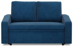 GreenSite Zeus kanapé, kordbársony, hab töltet, döntött kartámasz, kék