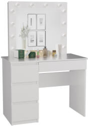 Greensite Marina fésülködő asztal (3 bal alsó fiókokkal), 98x76x51 cm, fehér