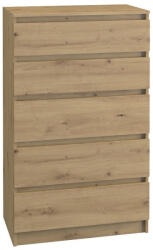 GreenSite M5 fiókos szekrény, tölgy