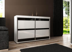  Tablet 5 120 Tolóajtós Komód 120cm, Fehér (Komoda TABLET 5 120 biały)