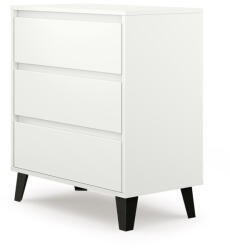 GreenSite 3S Scandi komód, fehér