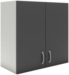 Benita 2 ajtós Felső konyhaszekrény Antracit-Fehér 60x30x60 cm (912741)
