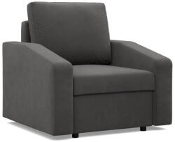 Greensite Zeus fotel, döntött kartámasz, szövet anyag, hab töltet, szürke