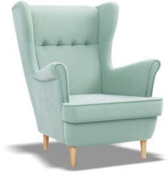 Greensite Uszak Mini fotel, bársony, kék - primbutor - 80 490 Ft