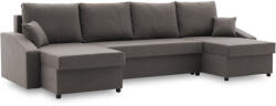 Greensite Sparta Plus sarokkanapé, szövet anyag, univerzális oldal, szürke