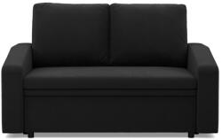 GreenSite Zeus kanapé, szövet anyag, hab töltet, döntött kartámasz, fekete