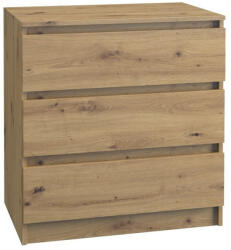 GreenSite M3 fiókos szekrény, tölgy