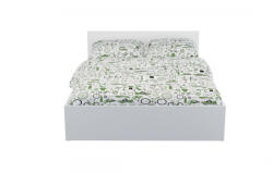 Pietro Grinders II NEW Kétszemélyes ágykeret 140x200, ágyráccsal Fehér (805517)