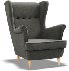 Greensite Uszak fotel, fonott, fekete