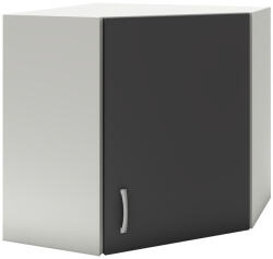 Proda Benita 1 ajtós Felső konyhaszekrény Antracit-Fehér 60x60x60 cm N (912857)