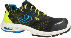 Portwest BASE RUN WORK S1PS ESD LG SC FO SR B1704 / Nem fémes biztonsági cipő - fekete/zöld 40-es (B1704DBGN40)