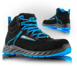 VM Footwear QUEBEC 2230-S1P ESD / Bokavédő ESD S1P cipő - fekete/kék 45 (2230-S1PESD-45)