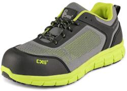 CXS CXS LAND FALSTER S1P / Ultrakönnyű, alacsony szárú cipő S1P - fekete/zöld 38 (212610880838)