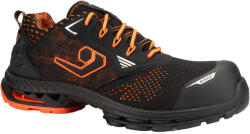 Portwest BASE RUN WORK S1PS ESD LG SC FO SR B1704 / Nem fémes biztonsági cipő - fekete/narancssárga 40 (B1704ABKO40)