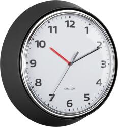 Karlsson Ceas de perete Modern Retro, negru (KA6006BK)