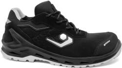 Portwest BASE I-OMEGA B1235 EH SB E WPA PS CI FO SR / Bőr, fémmentes, vízálló, alacsony szárú cipő - fekete 42 (B1235ABKR42)