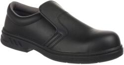 Portwest STEELITE SLIP ON SAFETY S2 FW81 / Biztonsági cipő S2 - fekete 49 (FW81BKR49)