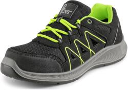 CXS CXS TEXLINE VUKA S1P / Alacsony szárú cipő S1P - fekete/zöld 37 (212609080837)