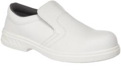 Portwest STEELITE SLIP ON SAFETY S2 FW81 / Biztonsági cipő S2 - fehér 35 (FW81WHR35)