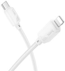 hoco. X113 adatkábel (Type-C - lightning, 27W, gyorstöltő, 100cm) FEHÉR (X113_C_L_WHITE)
