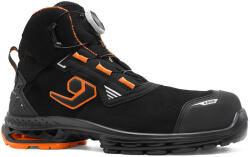 Portwest BASE TOKYO B1722A S3S ESD LG FO SR / Antisztatikus bokacsizma ortopéd talpbetéttel - fekete/narancssárga 42 (B1722ABKO42)