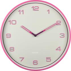 Karlsson Ceas de perete Lined Numbers roz (KA6013BP)