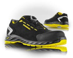 VM Footwear CALIFORNIA 2995-S3LBOA / Biztonsági ESD alacsony szárú cipő S3, BOA fazon - fekete/sárga 44 (2295-S3LBOA-44)