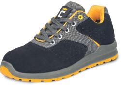 CERVA CERVA GRIMMA S1 MF SR / Biztonsági, nem fémes szárú, alacsony szárú cipő S1 MF - fekete/sárga 45 (0201062164045)