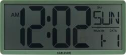 Karlsson Ceas de perete sau de masă Retro LCD, verde pădure (KA6020GR)
